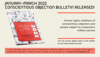 January-March 2022- Conscientious Objection Watch Bulletin Released