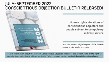 July-September 2022- Conscientious Objection Watch Bulletin Released