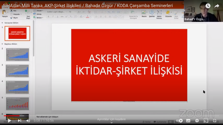 SİHA’dan Milli Tanka Askeri Sanayide AKP-Şirket İlişkileri – Bahadır Özgür (Video)
