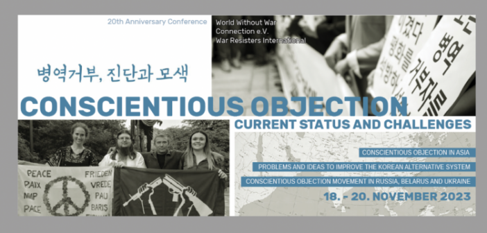 “Asya’da Vicdani Ret” Konferansı (18-20 Kasım, Seul/Güney Kore)