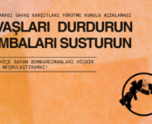 Uluslararası Savaş karşıtları (WRI): Savaşları durdurun, bombaların sesini susturun